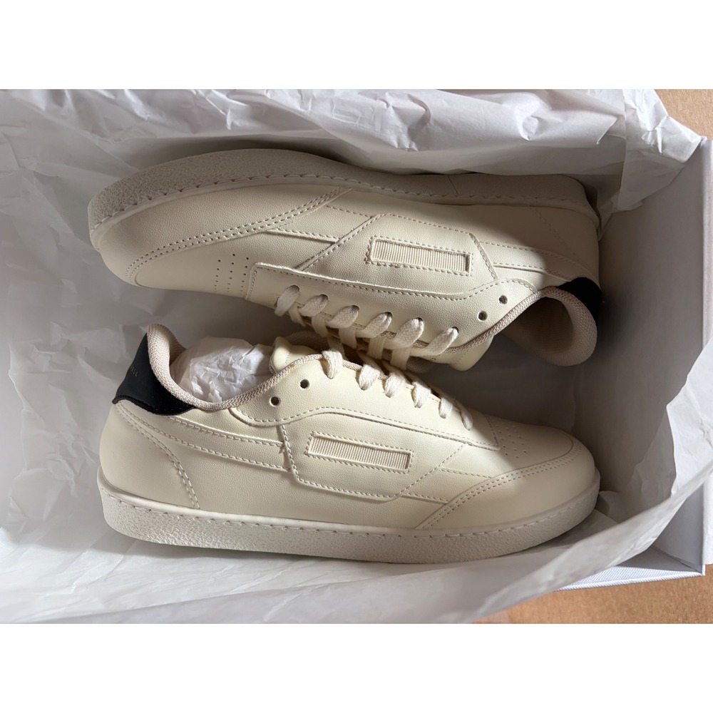 Oliver Cabell Vegan 481 Core Cream Black Low Top Sneakers 39 OC-SN-VG-0103
